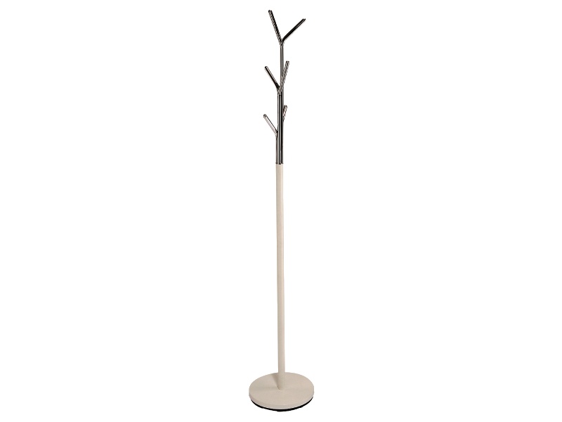 Cuier Leta alb/crom H174 cm