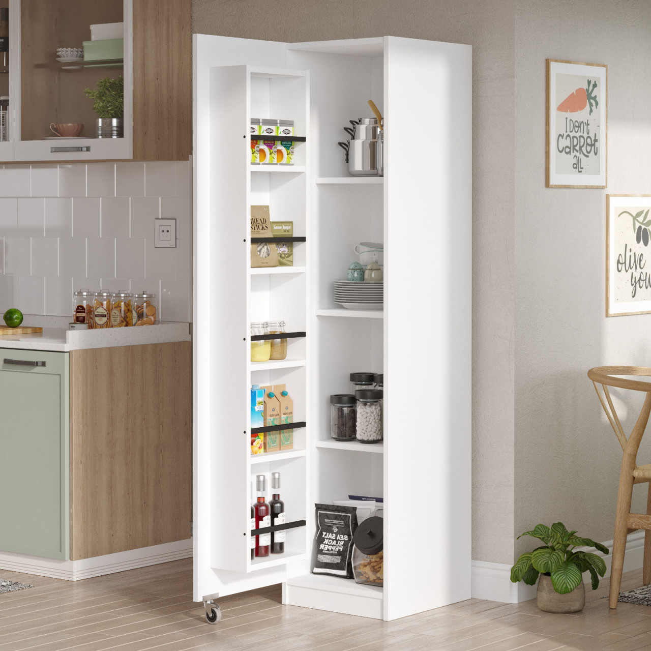 Dulap MDF multifunctional VA1-W L41,7 cm - H176,4 cm