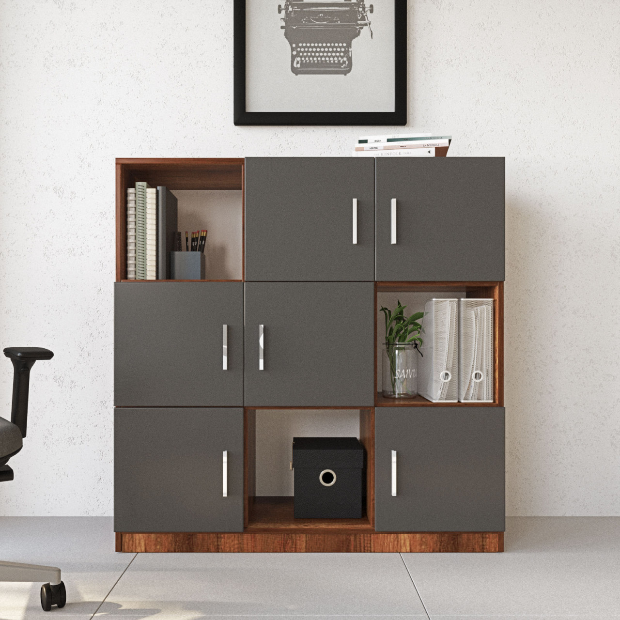 Dulap MDF multifunctional VO7 - BA L119,9 cm - H121,8 cm