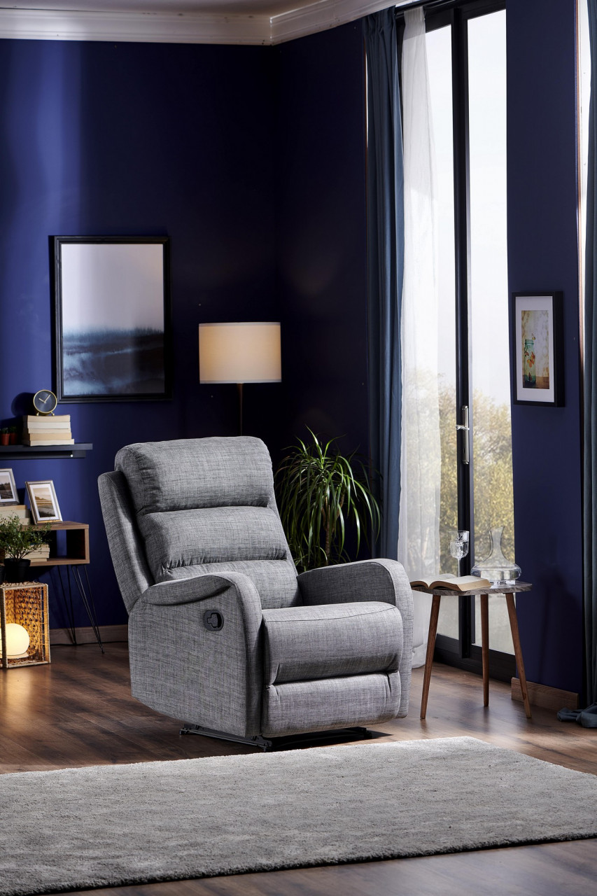 Fotoliu cu recliner Comfort gri