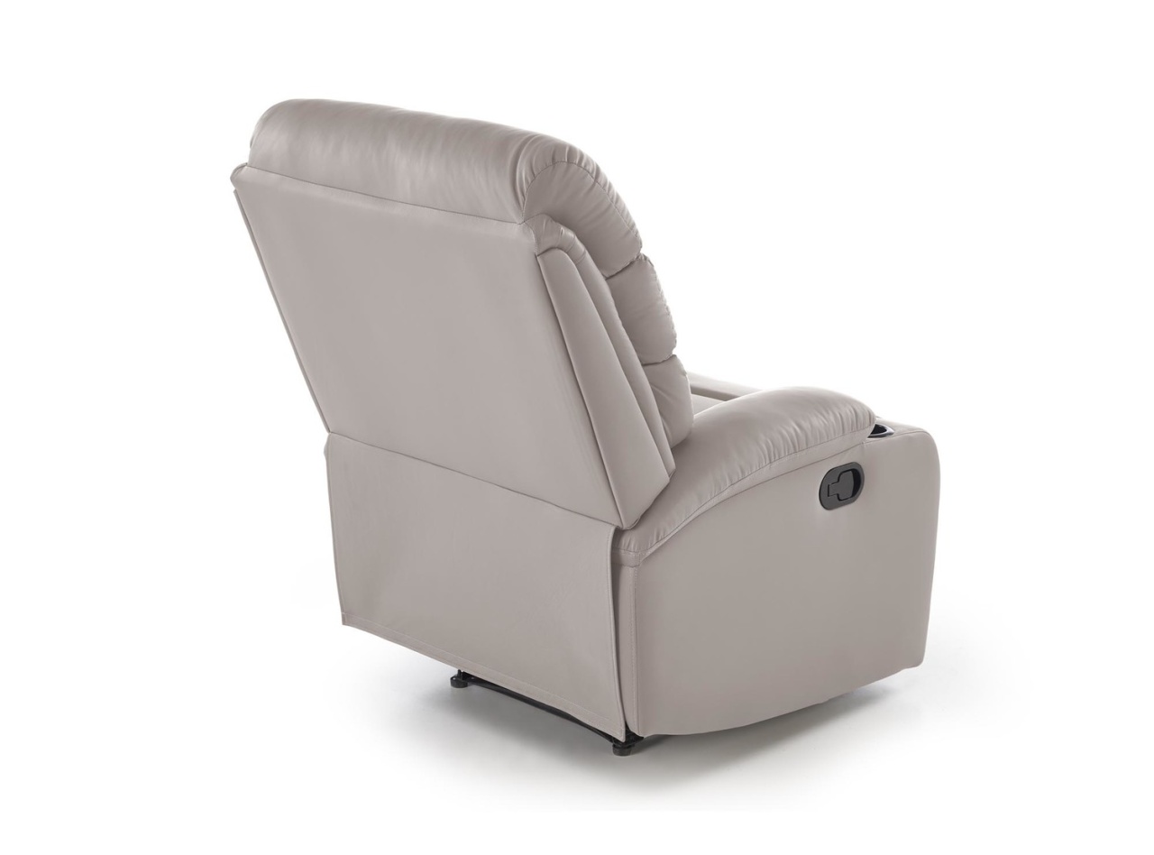 Fotoliu Perus piele ecologica bej H101 cm - 3 | YEO