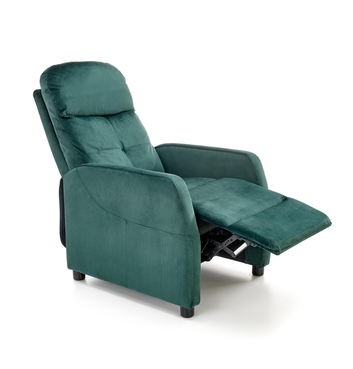 Fotoliu recliner Felipe 2 velvet verde H103 cm - 3 | YEO