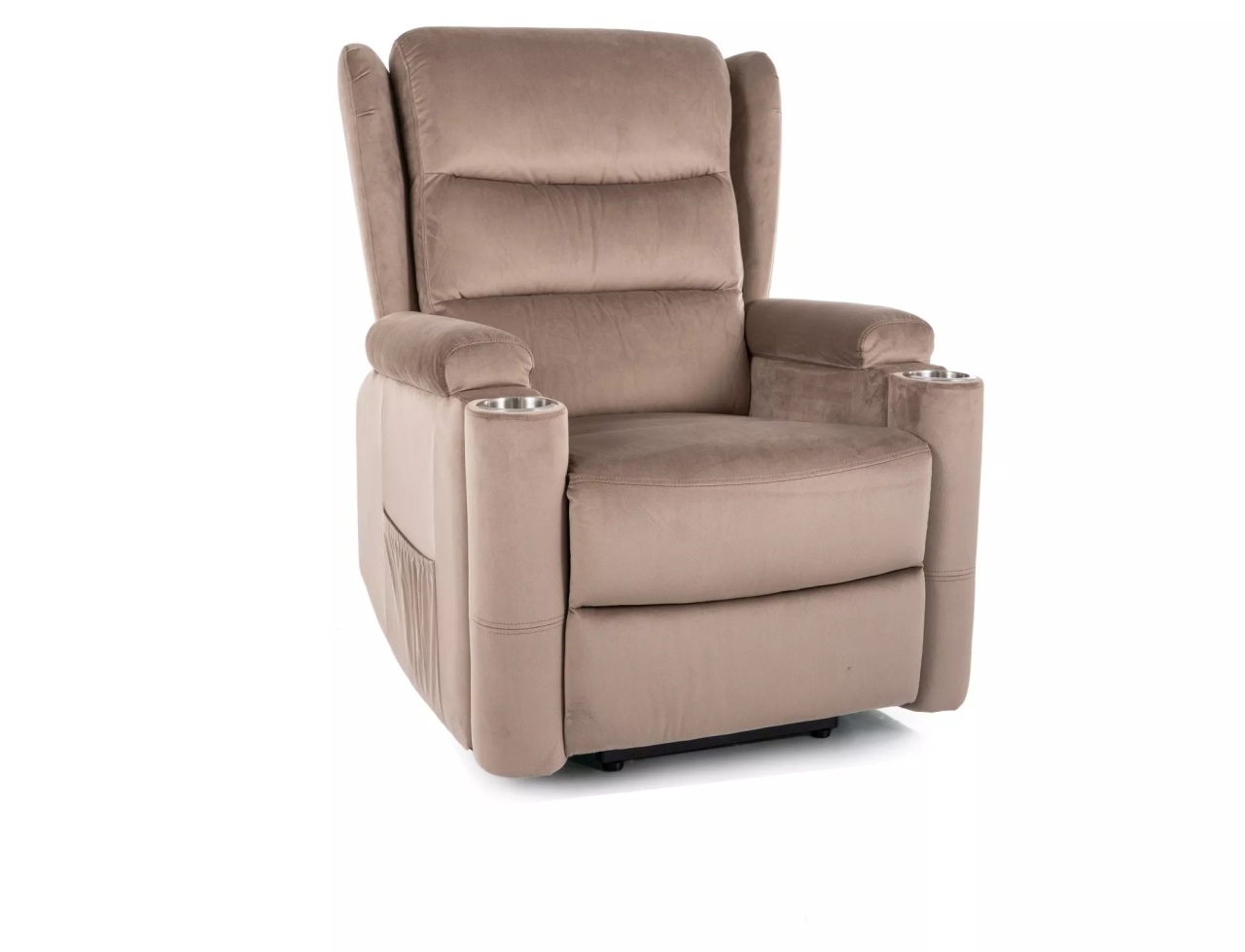 Fotoliu recliner Minos velvet bej inchis Blu40