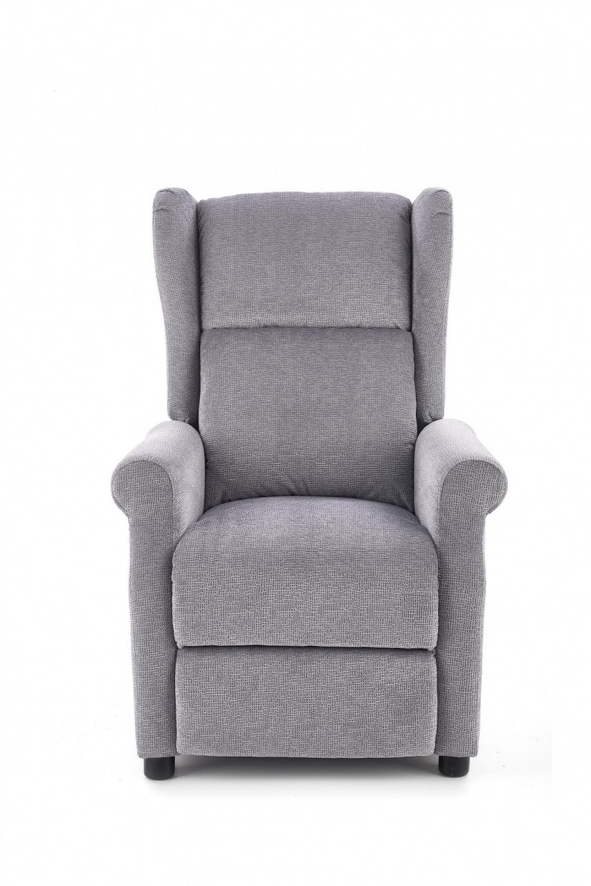 Fotoliu recliner tapitat Agustin gri - H 107-83 cm - 1 | YEO