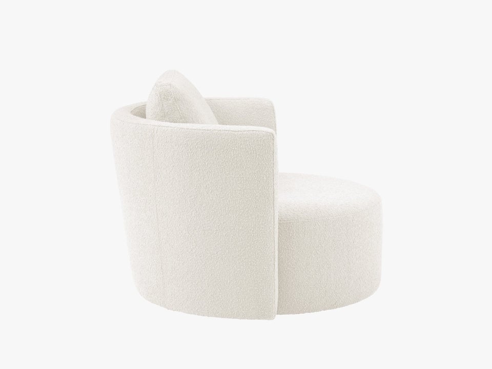 Fotoliu rotativ Bliss boucle L92 cm - 1 | YEO