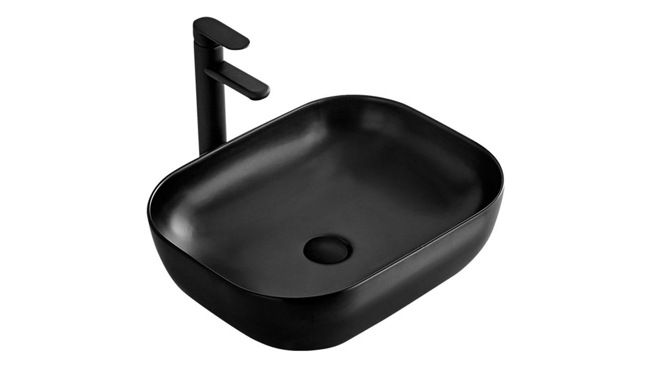 Lavoar Belinda ceramica sanitara negru mat - 46 cm