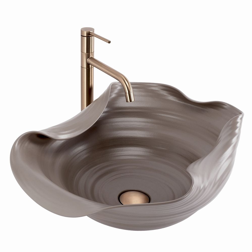 Lavoar ceramic pentru blat REA HM-66TB Handmade ART