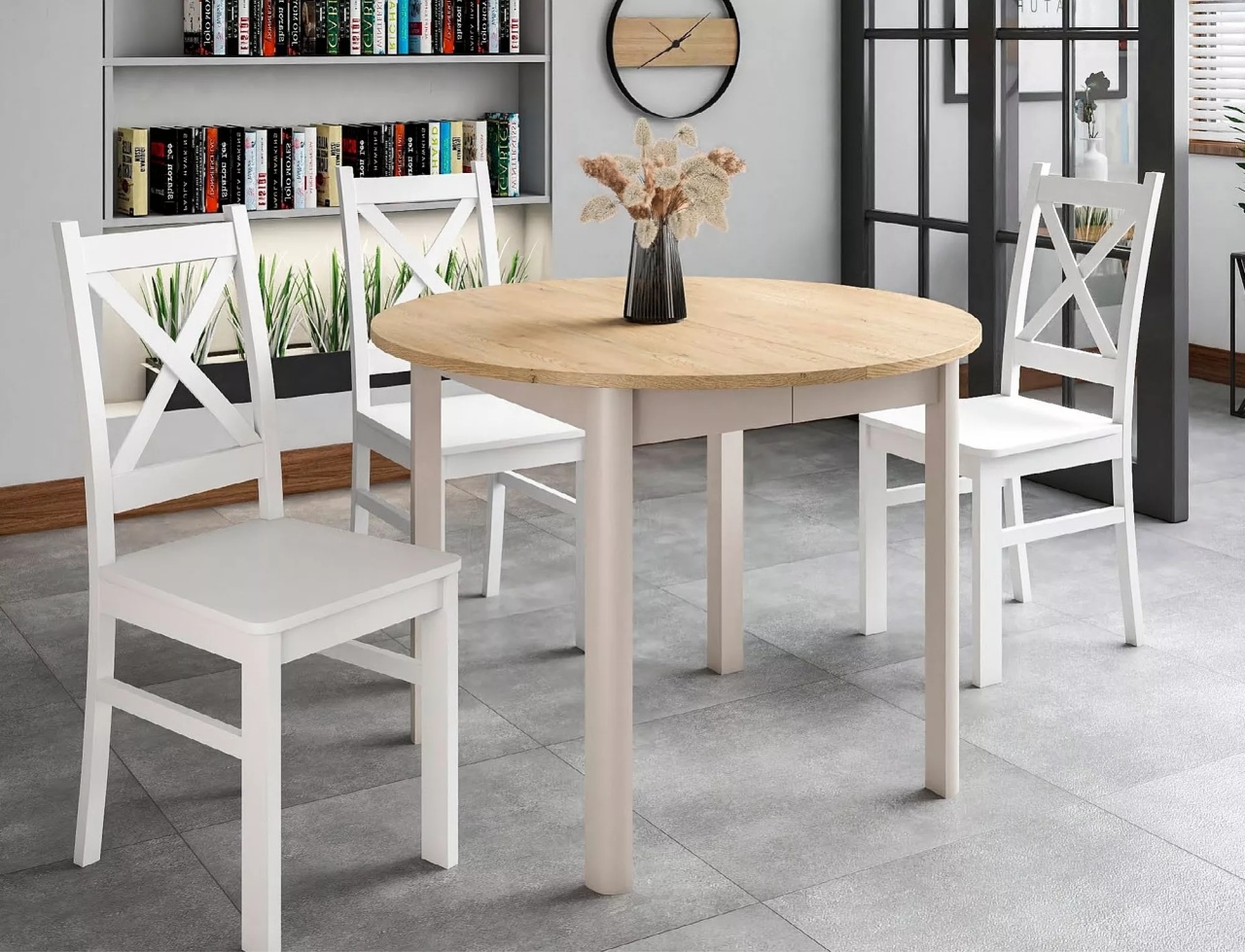 Masa extensibila Dante stejar cremona torro/casmir ø102 (102-144) - 1 | YEO
