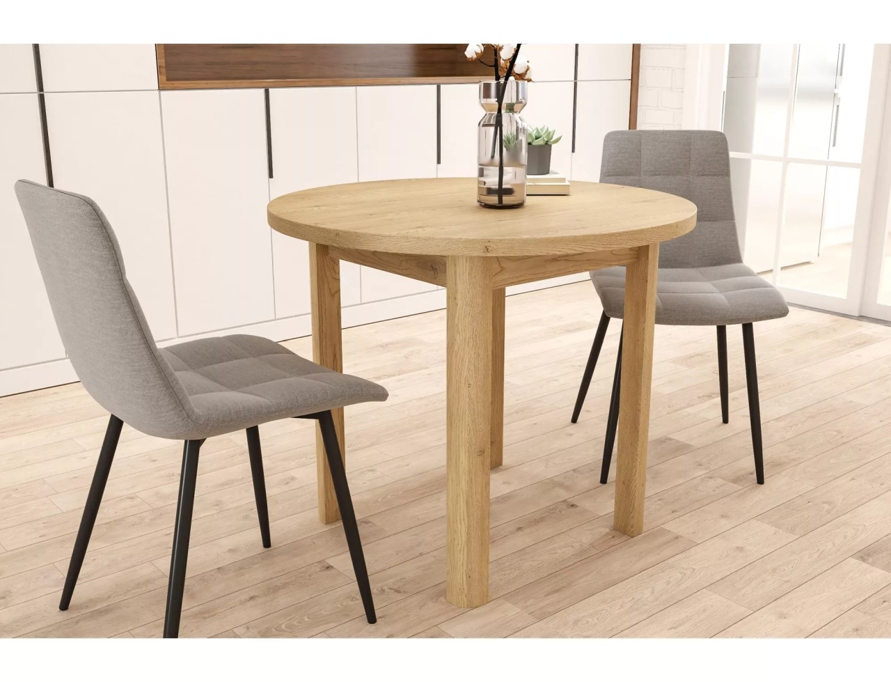 Masa rotunda Adam stejar cremona torro ø80 cm - 3 | YEO