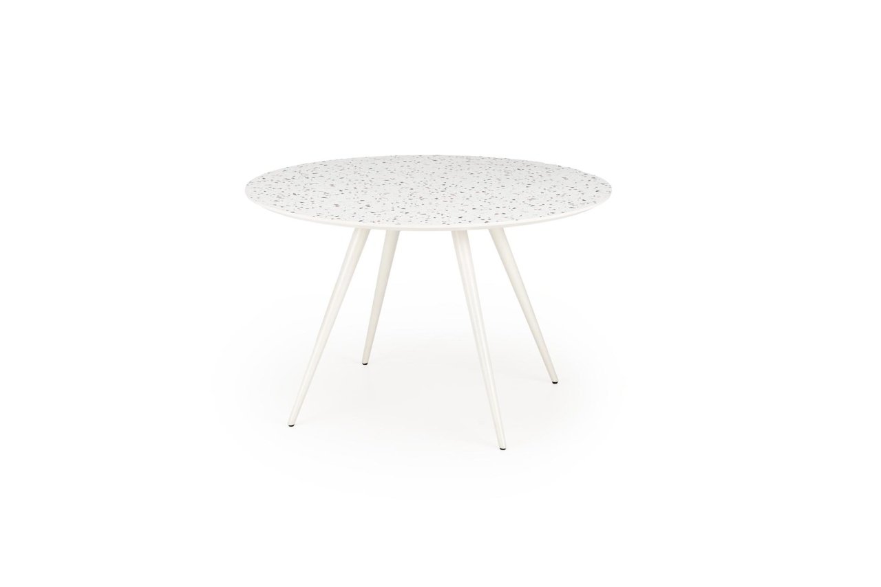 Masa rotunda Aramis terrazzo/alb ø120/h76 cm - 2 | YEO