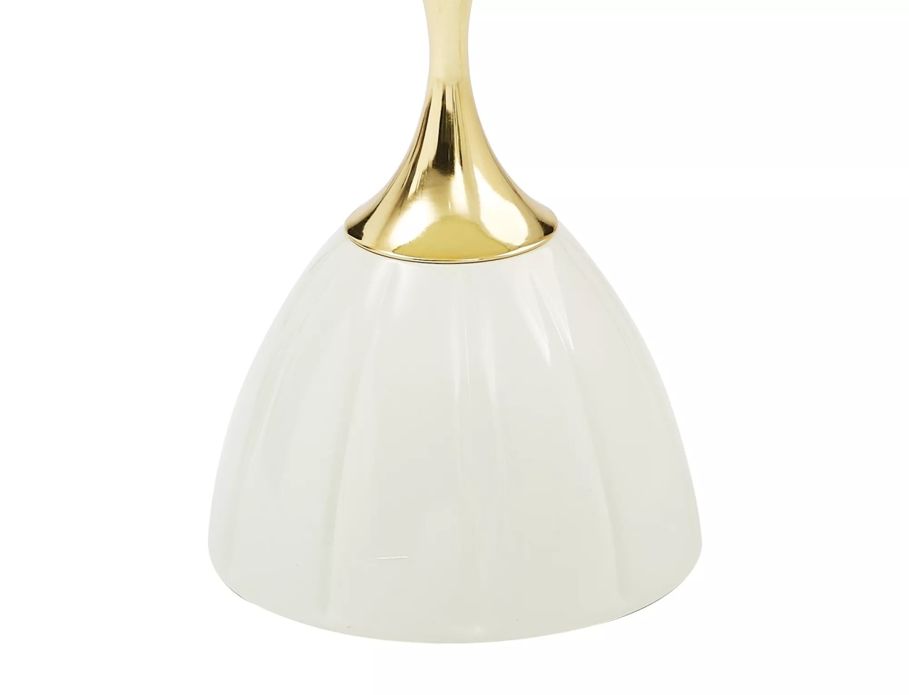 Masuta de cafea Piana alb/auriu ø38/h50 cm - 2 | YEO