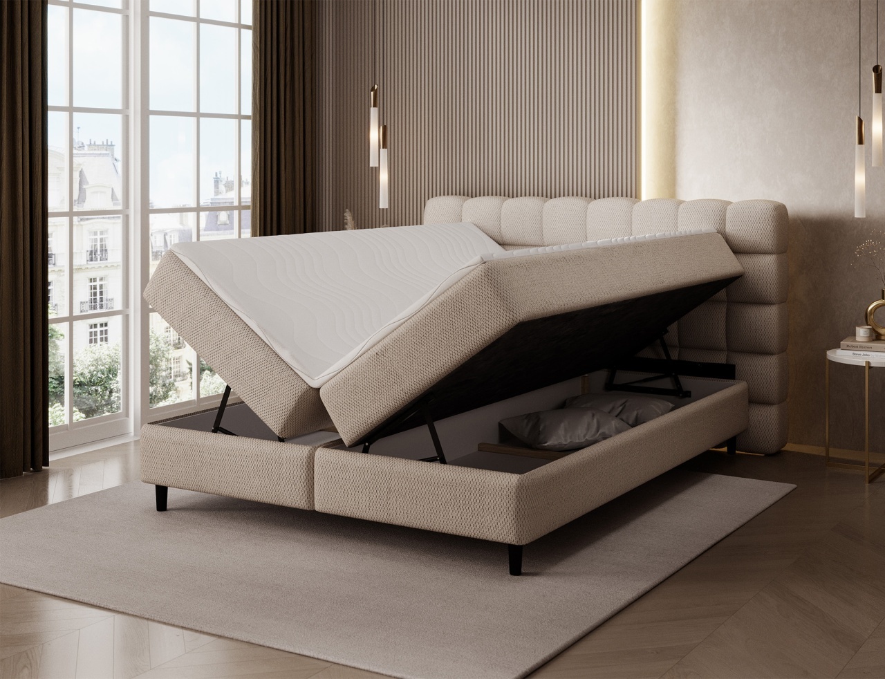 Pat boxspring Camma 140x200 cm Royal 01