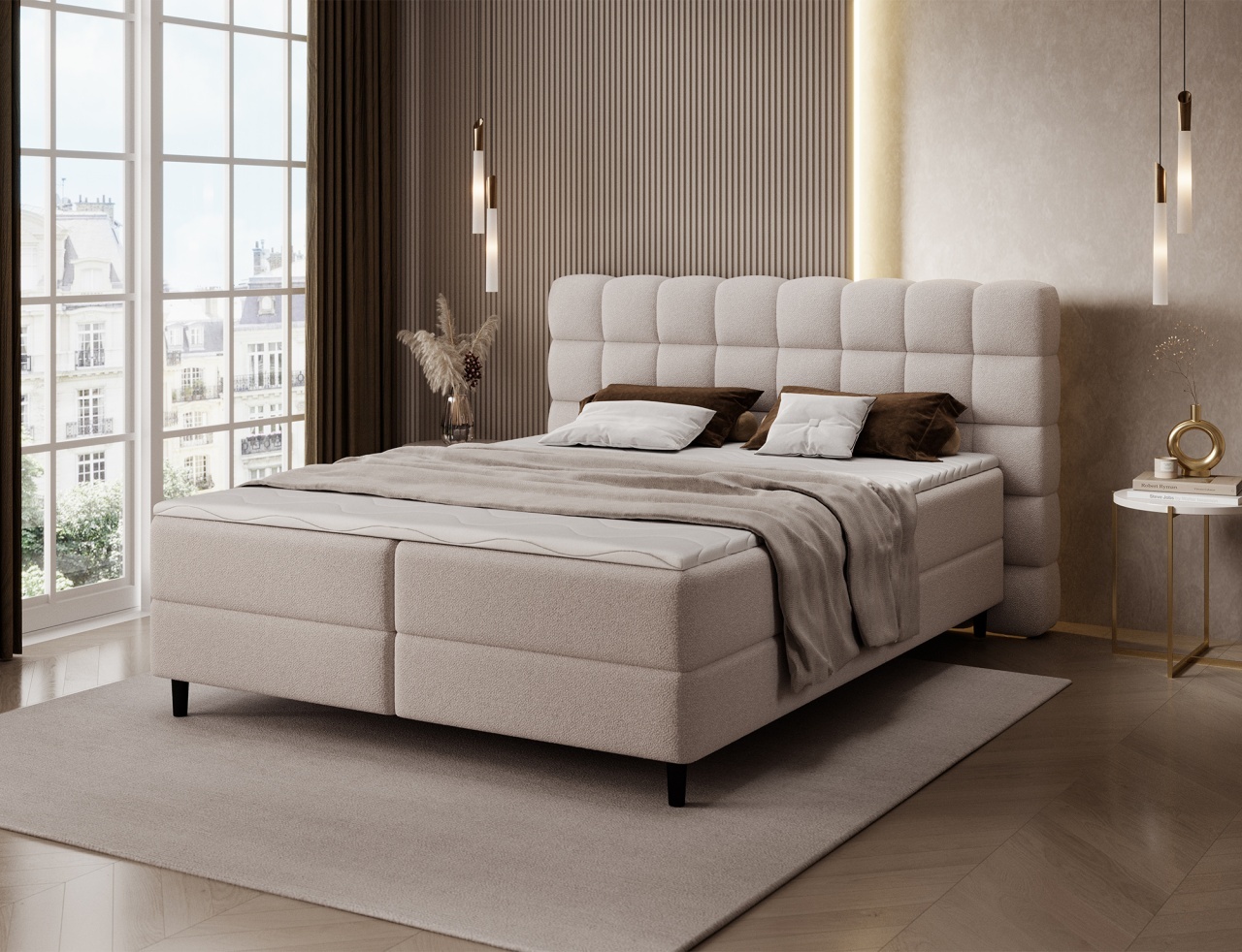 Pat boxspring Camma 140x200 cm Royal 04