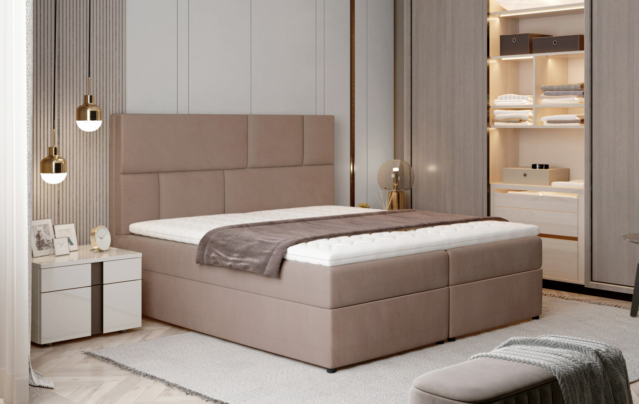 Pat boxspring Florence 180x200 cm Monolith 09