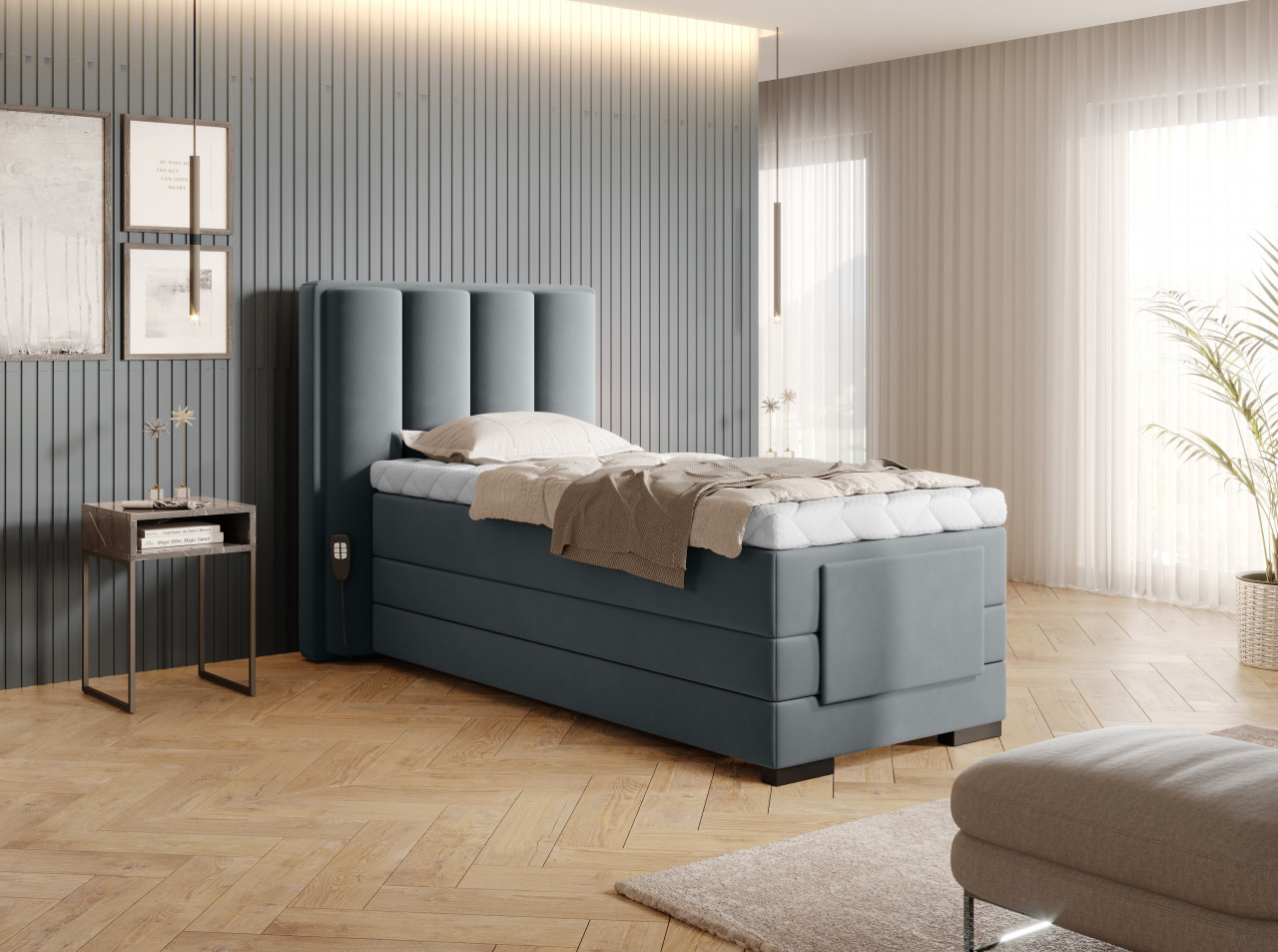 Pat boxspring Veros 90x200 cm Velvetmat 4