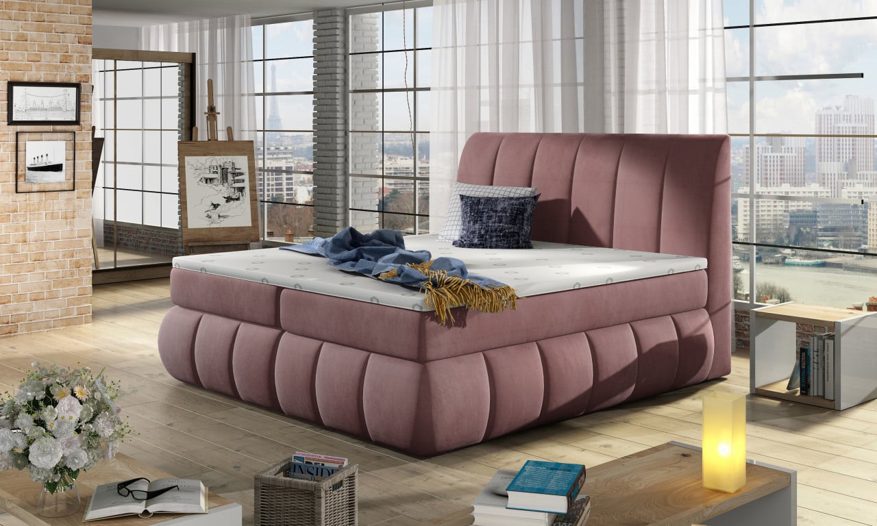 Pat boxspring Vincenzo 140x200 cm Matvelvet 63