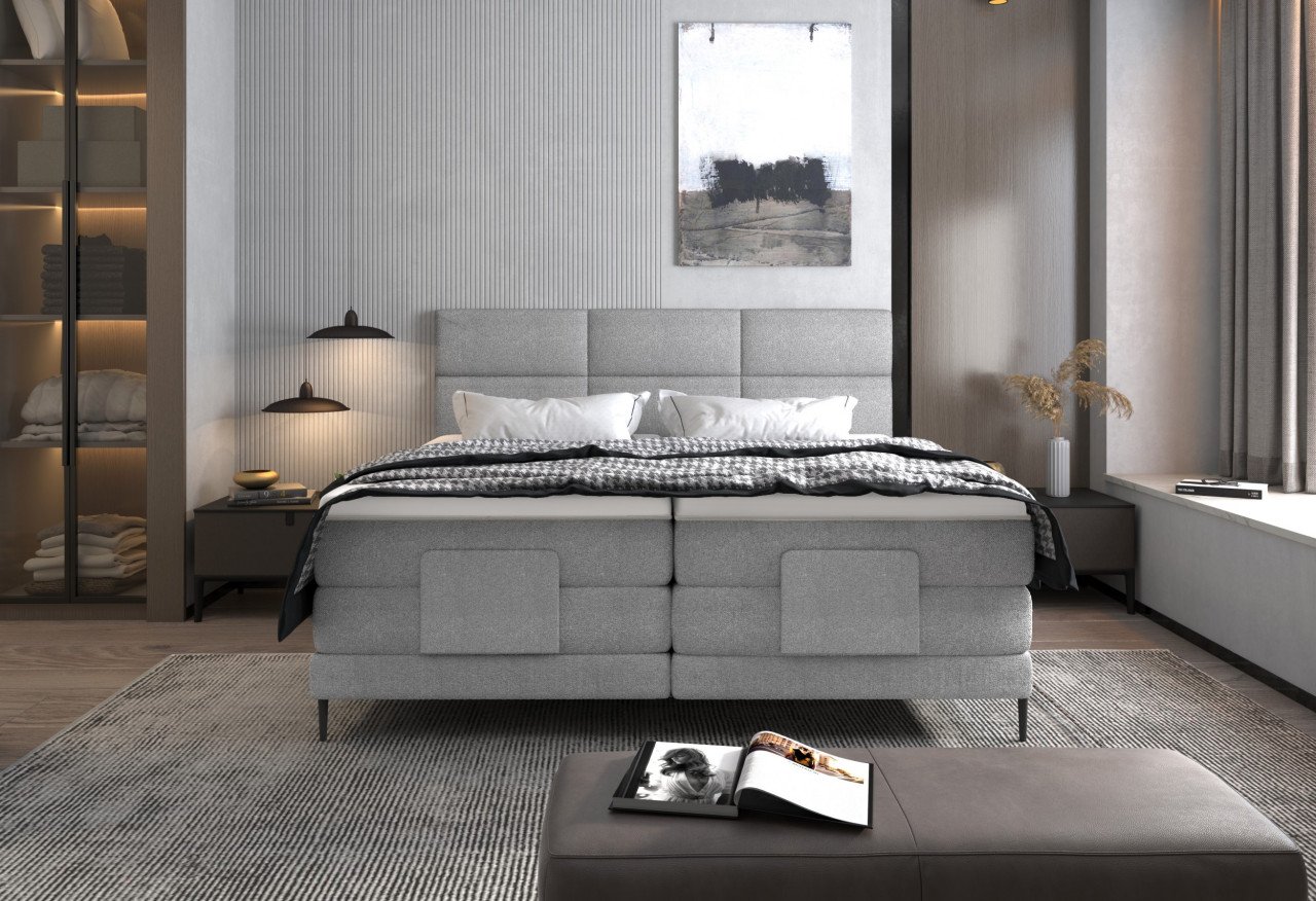 Pat tapitat boxspring Carlo 160x200 cm