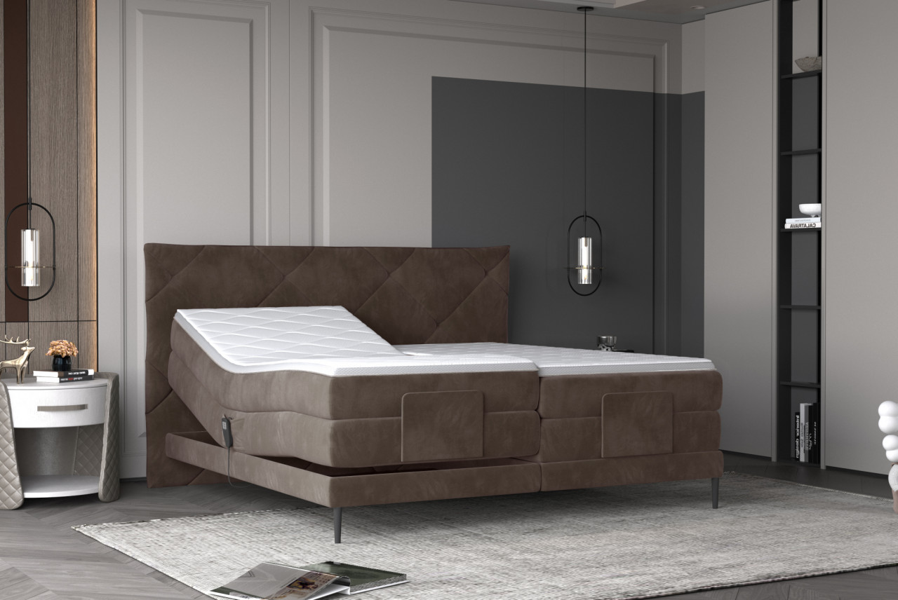 Pat tapitat boxspring Noel 140x200 cm - 2 | YEO