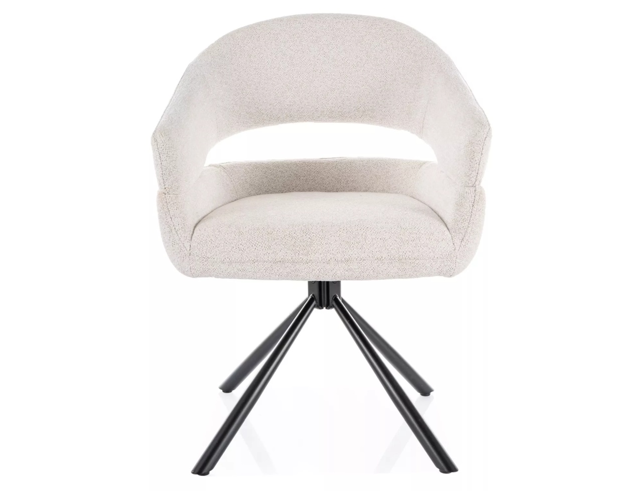Scaun Borgo bej/negru Raven22 - 2 | YEO