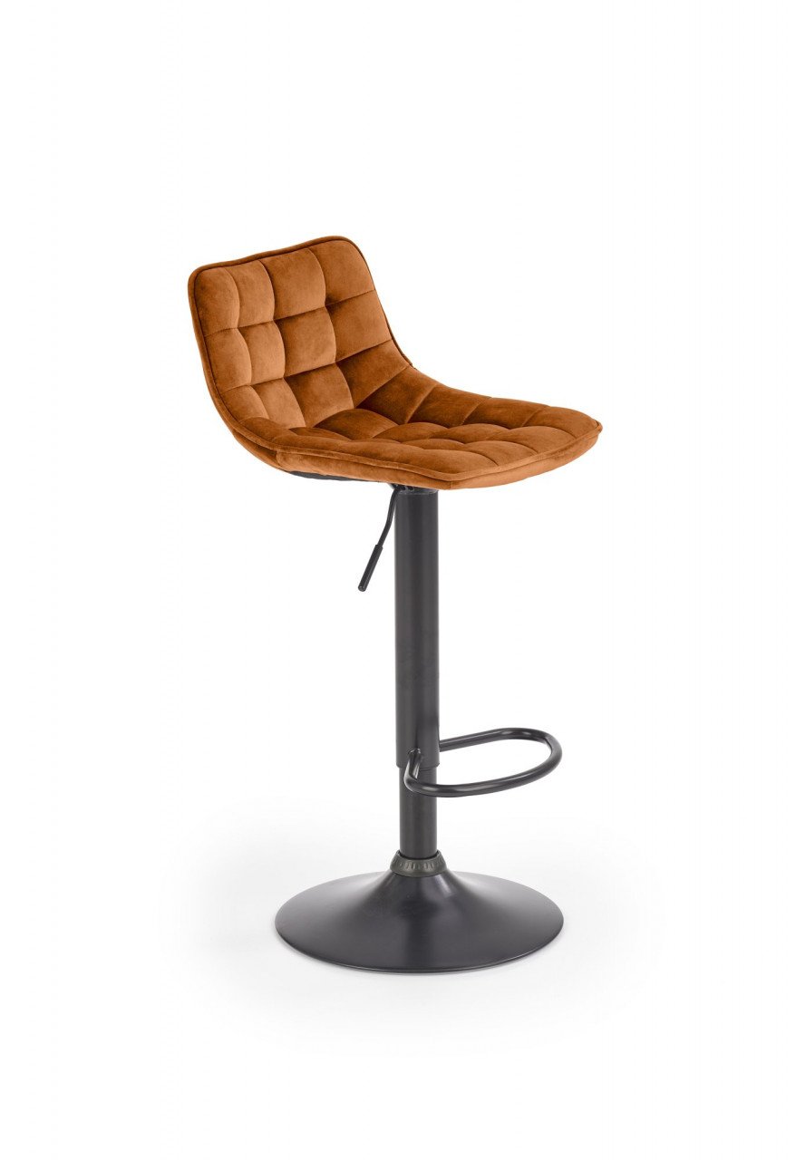 Scaun de bar H-95 velvet cinnamon