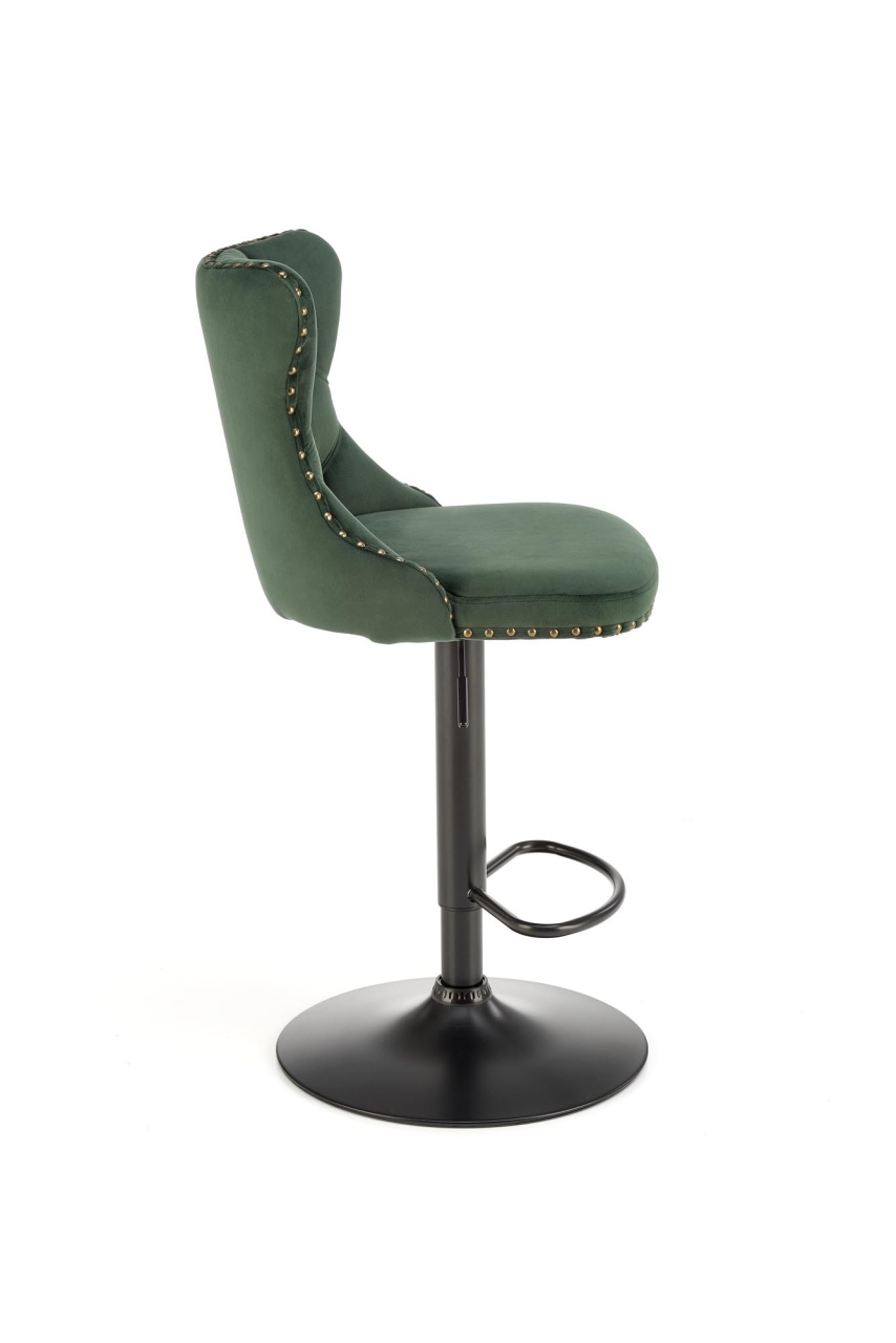 Scaun de bar H117 velvet verde - 4 | YEO