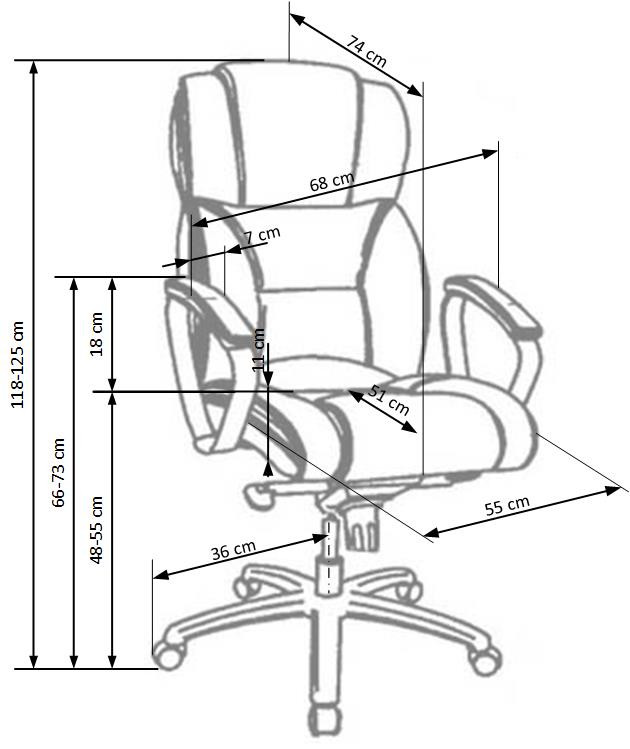 Scaun de birou Foster bej - 2 | YEO