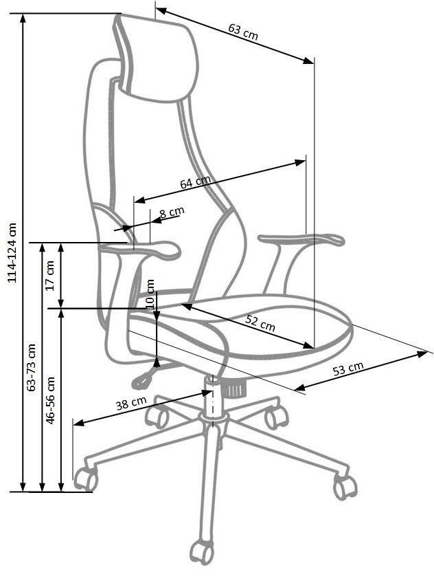 Scaun de birou Torino negru - 2 | YEO