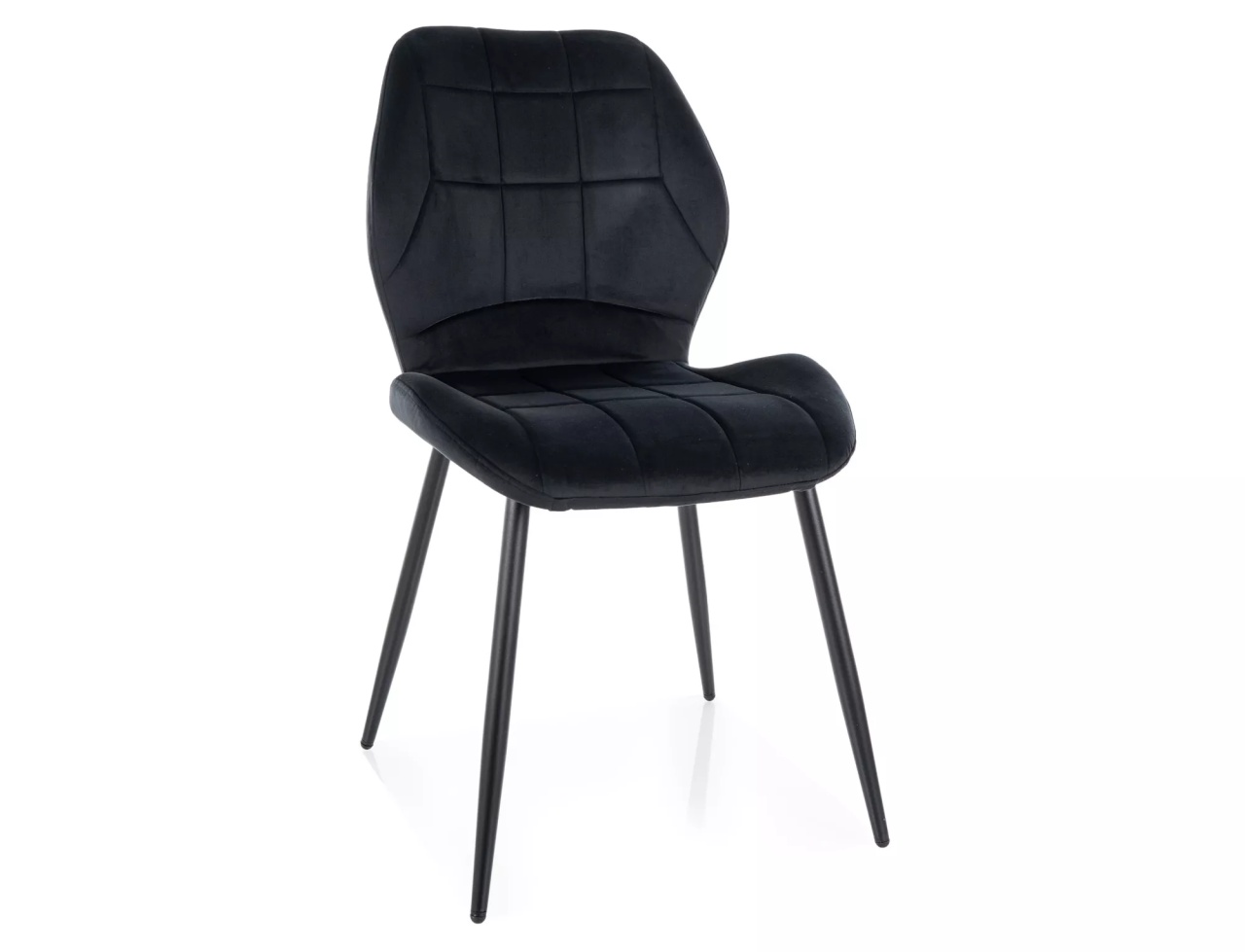 Scaun Jake velvet negru/negru Blu19