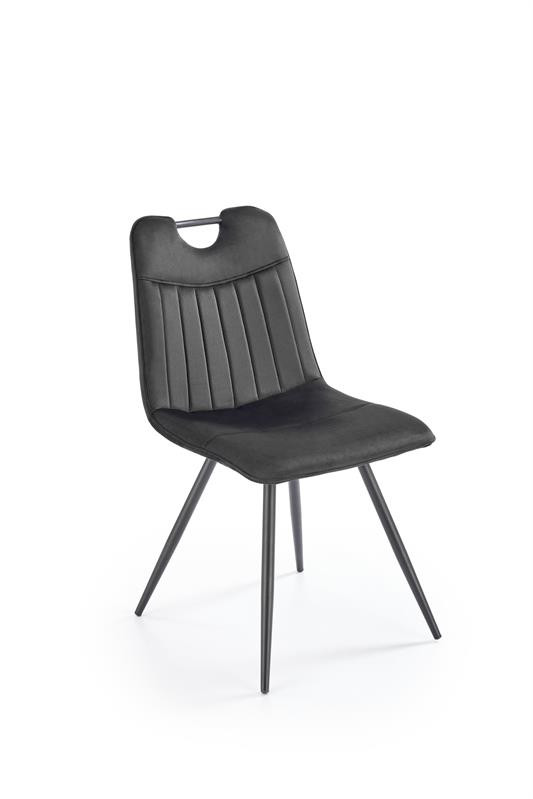 Scaun K521 velvet negru