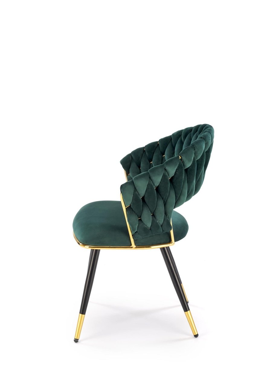 Scaun K551 velvet verde - 4 | YEO