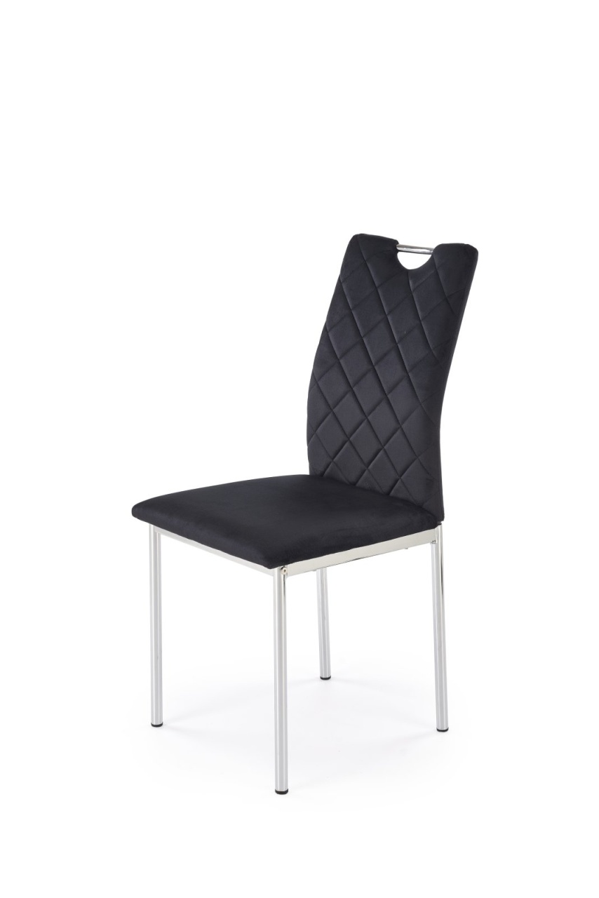 Scaun K578 velvet negru H93 cm