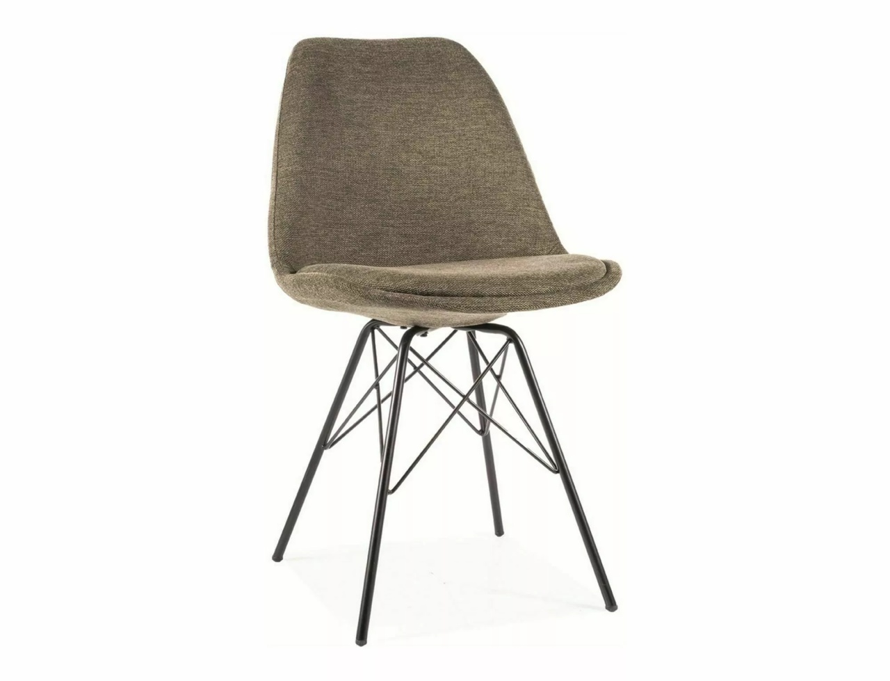 Scaun Ken olive/negru Brego77