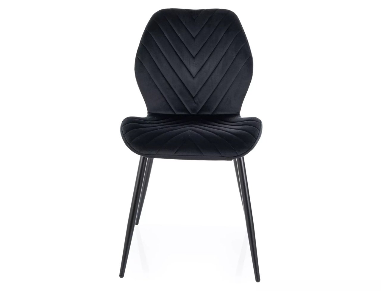 Scaun Mike velvet negru/negru Blu19 - 2 | YEO