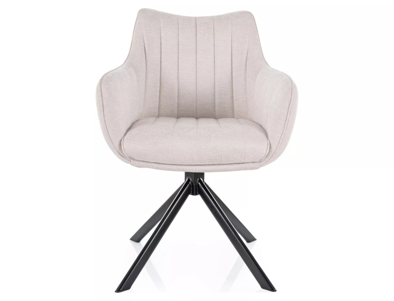 Scaun rotativ Azalia bej deschis/negru Brego22 - 2 | YEO