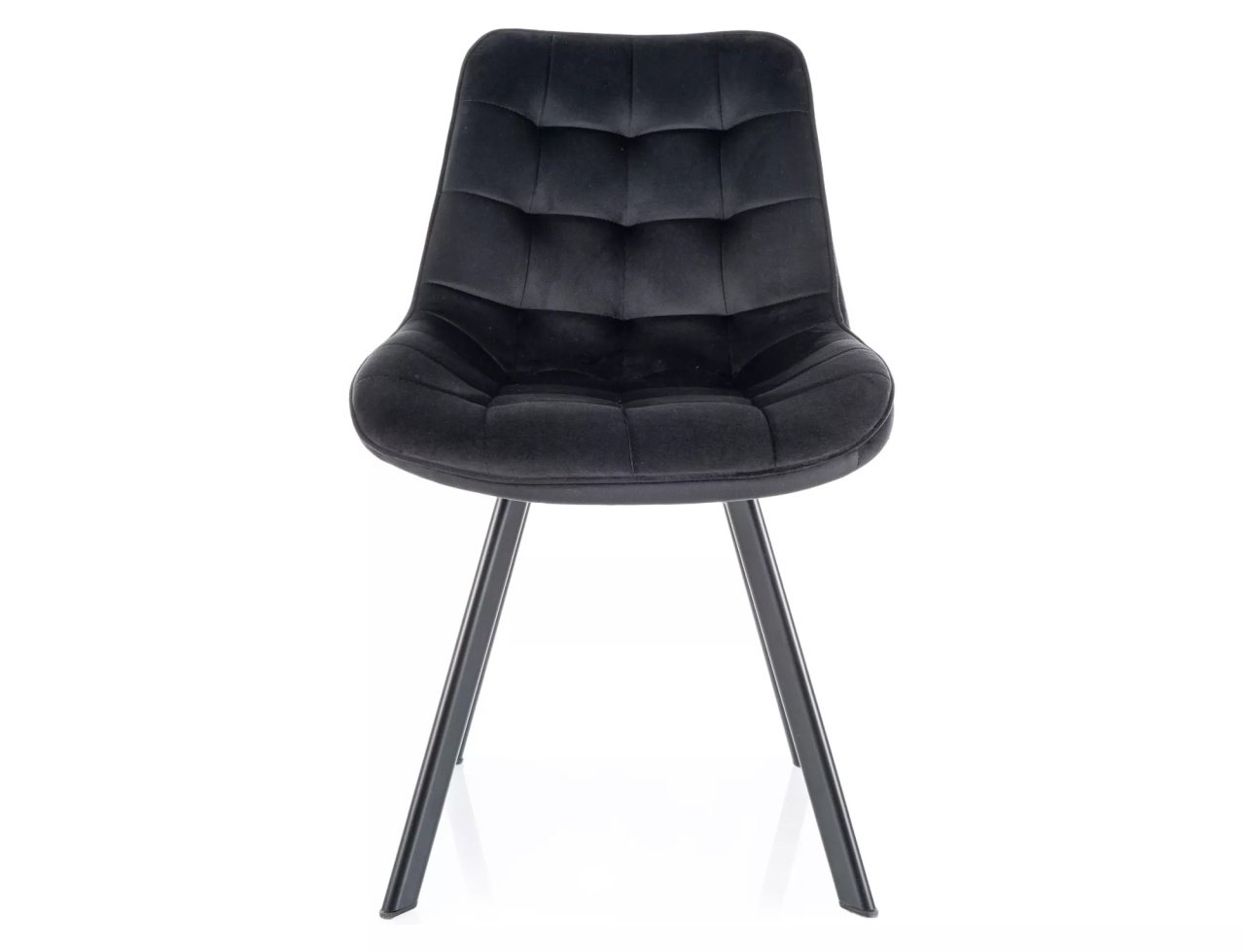 Scaun rotativ Monti velvet negru/negru Blu19 - 2 | YEO