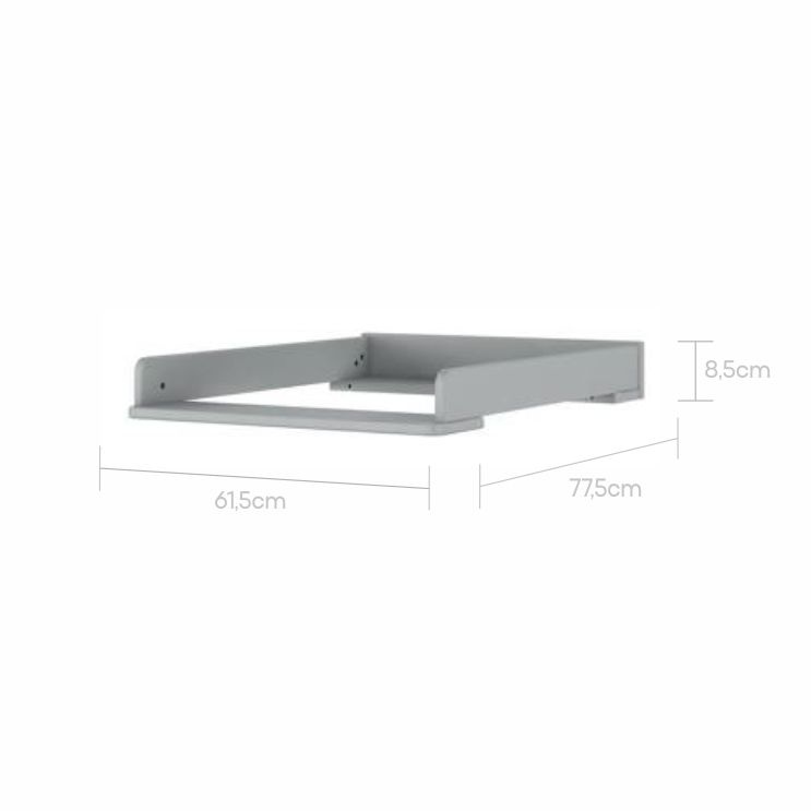 Zona de infasat Ines gri H8,5 cm - 3 | YEO