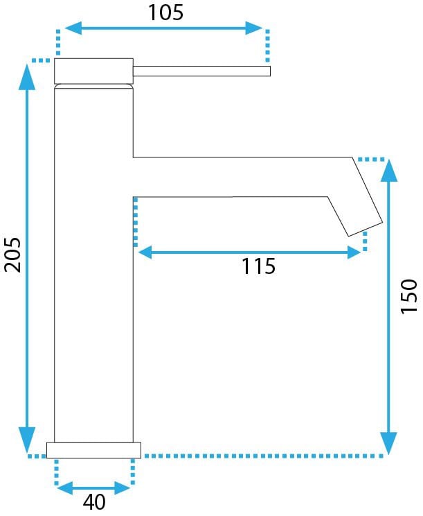 Baterie Foss auriu periat H20,5 cm - 5 | YEO