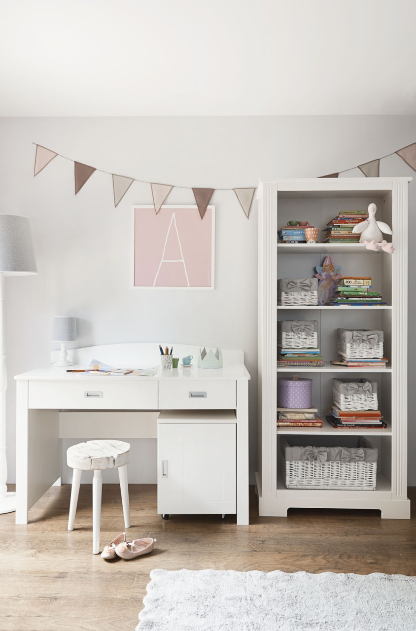 Biblioteca eleganta Ines alb H180 cm - 3 | YEO