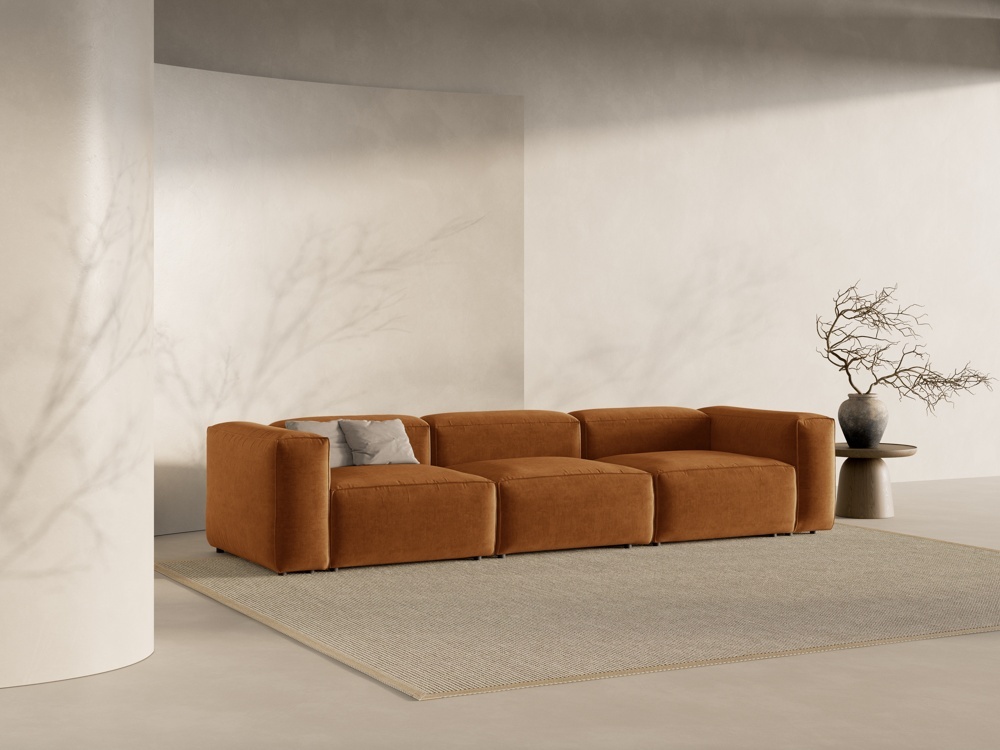 Canapea 4 locuri Bergamo stofa L364 cm