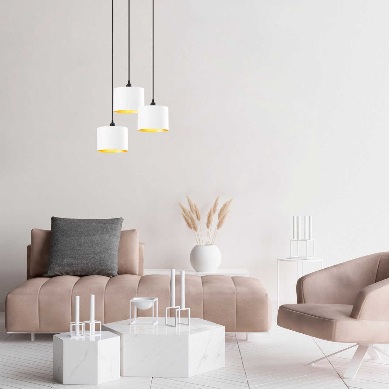 Candelabru Berceste - 195WHITE-S2