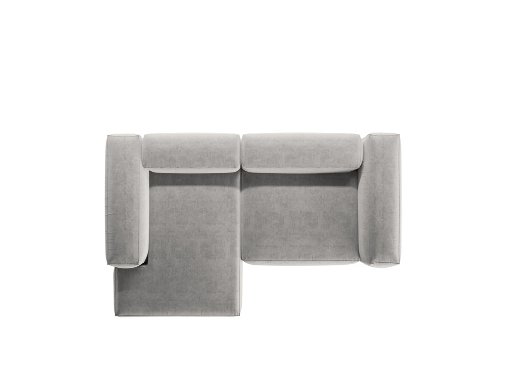 Coltar 2 locuri Bergamo stofa L244 cm - 4 | YEO