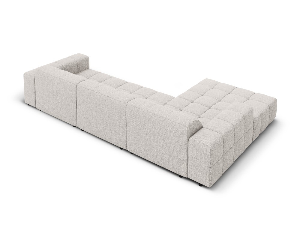 Coltar 4 locuri Chicago chenille L284 cm - 4 | YEO