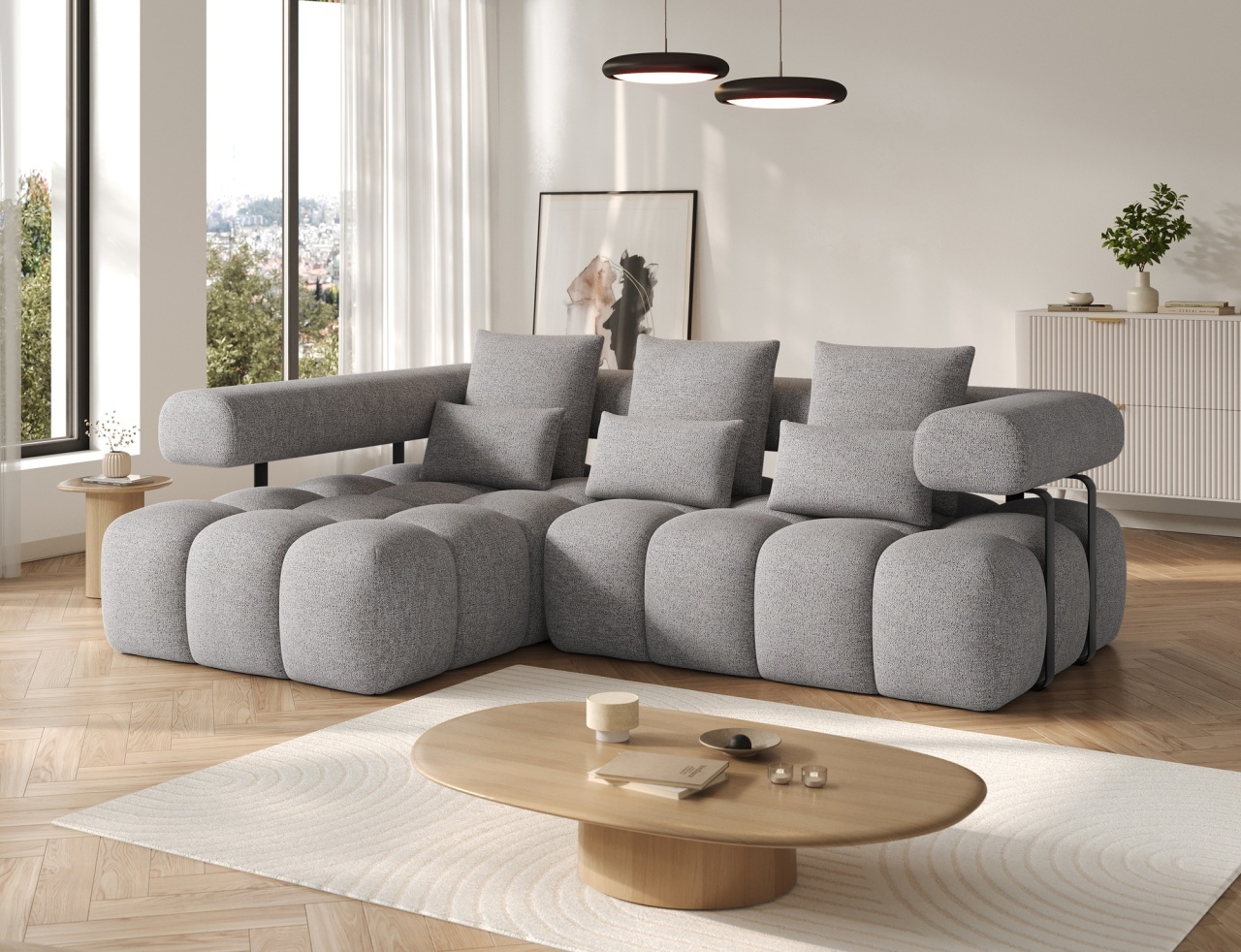 Coltar cu reglaj electric Levvi pe stanga Coralline 03 - 3 | YEO
