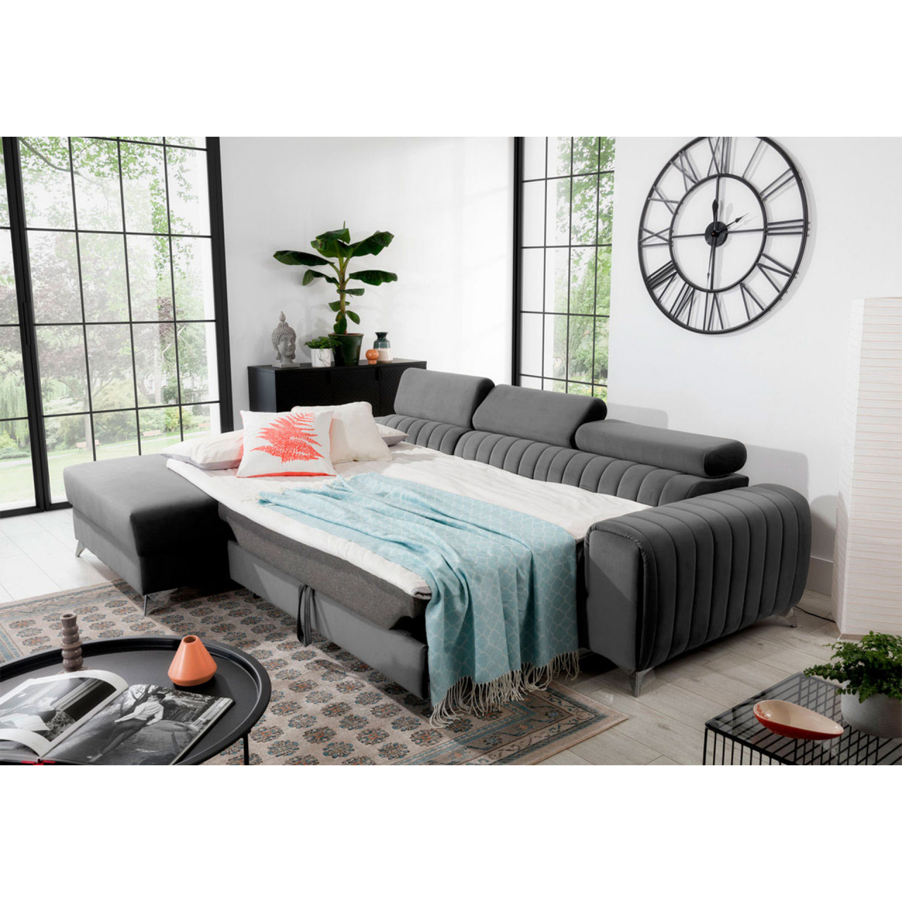 Coltar extensibil Grayson pe stanga Velvetmat 4 - 3 | YEO