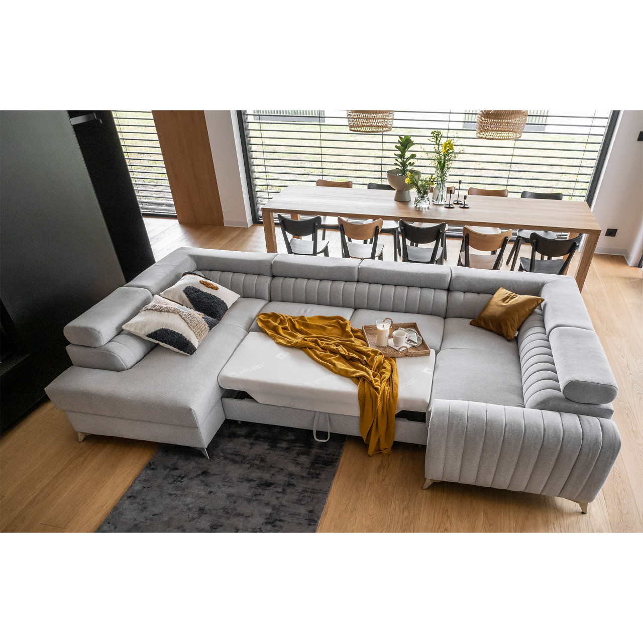Coltar extensibil Louis pe stanga Softis 11 - 2 | YEO