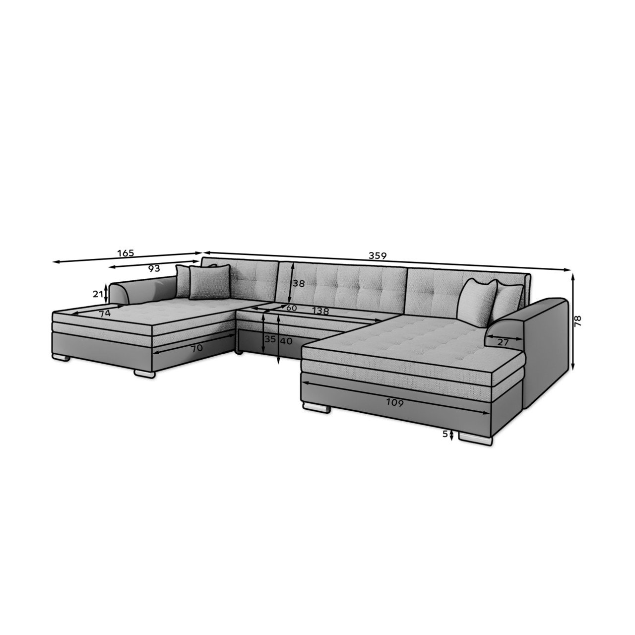 Coltar extensibil Vento Berlin 01/Soft 11 - 3 | YEO