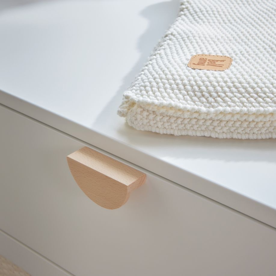 Comoda Ratata alb/fag/natur L90 cm - 3 | YEO
