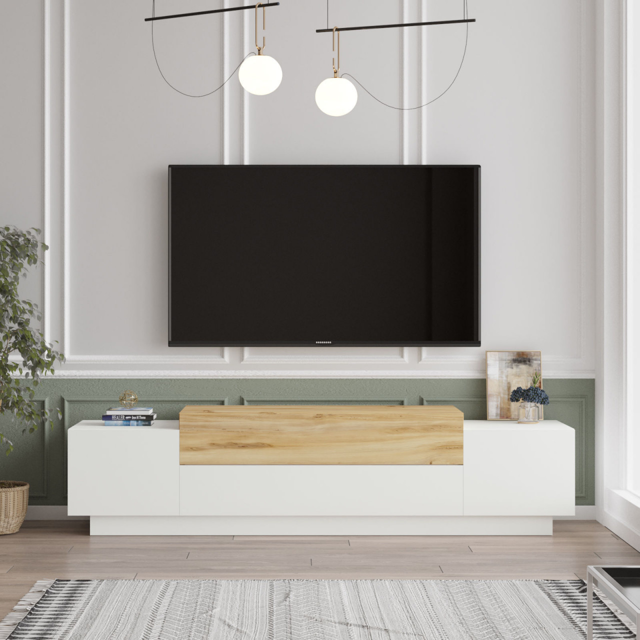Comoda TV FD1 - WK alb