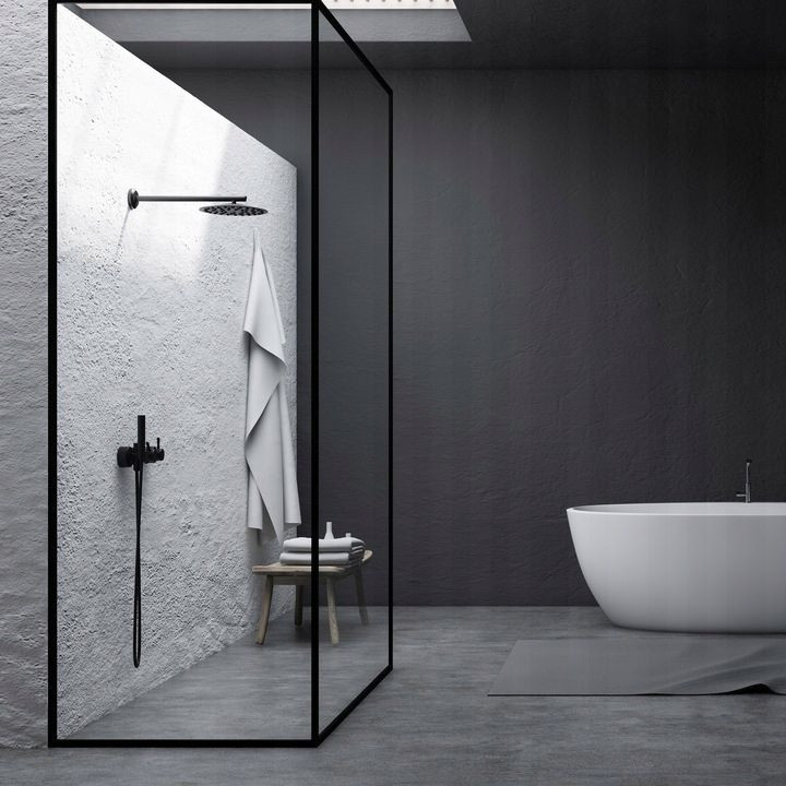 Cuier de baie negru 322216A - 5 | YEO