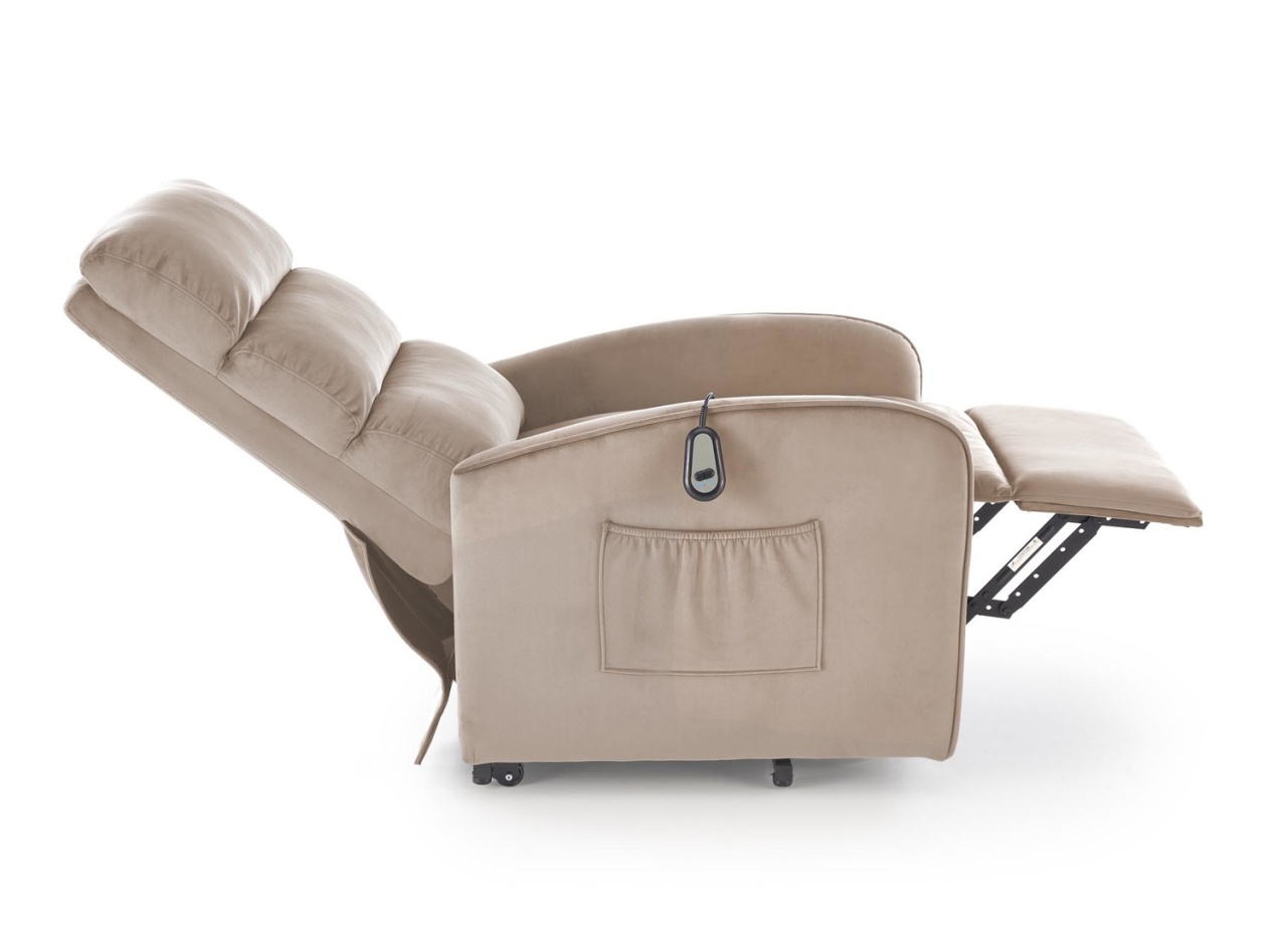 Fotoliu Maroni velvet bej H103 cm - 1 | YEO